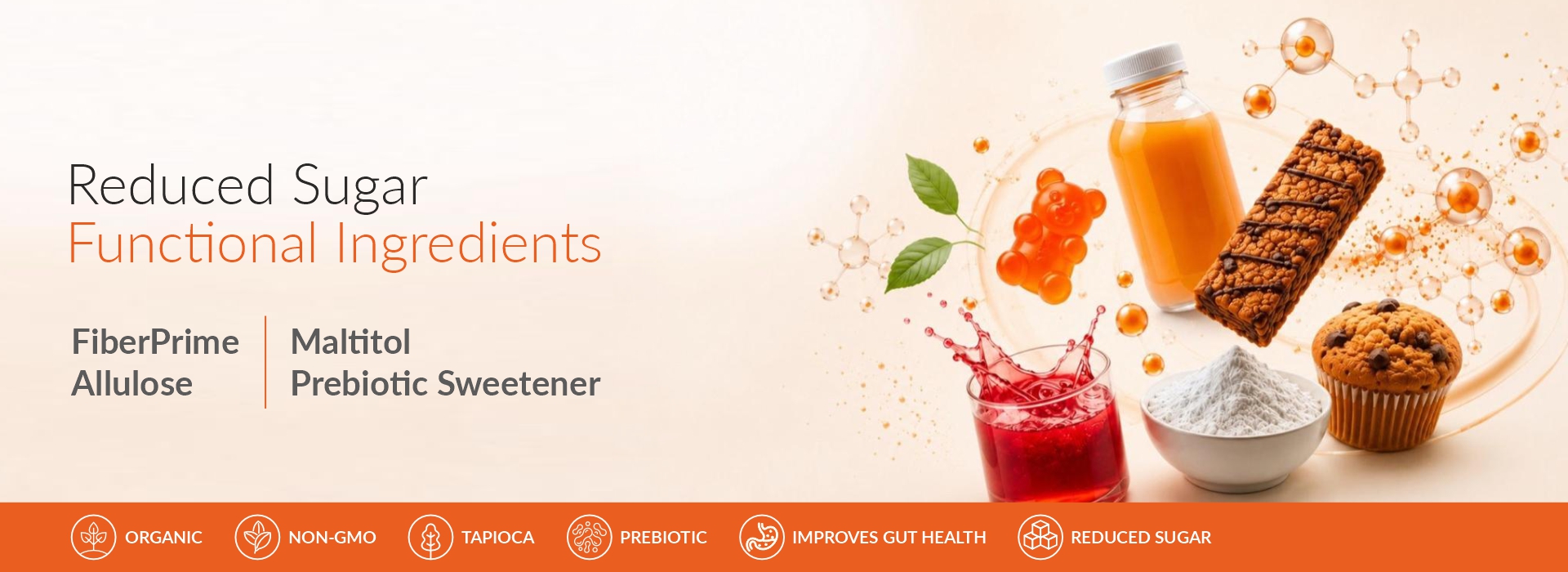 Reduced Sugar Functional Ingredients